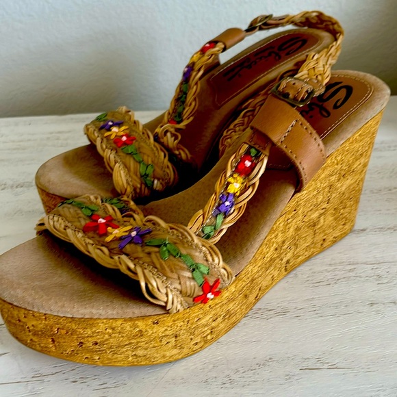 Sbiccca Vintage Collection Wedge Sandal - Picture 1 of 10